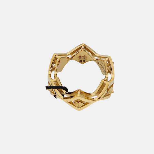 925 Sterling Silver Gold Ring EU 57
