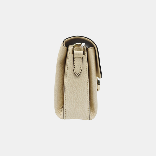Interlocking G Mini Calfskin Beige