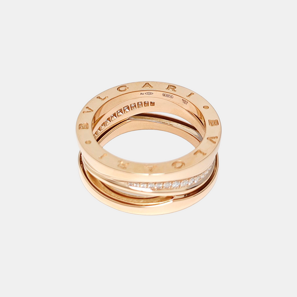 B.ZERO1 18k Rose Gold Ring EU 61