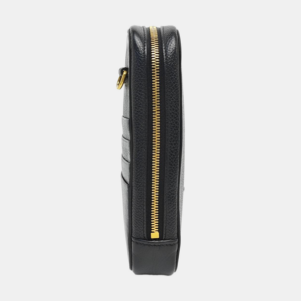Calfskin Crossbody Bag Black
