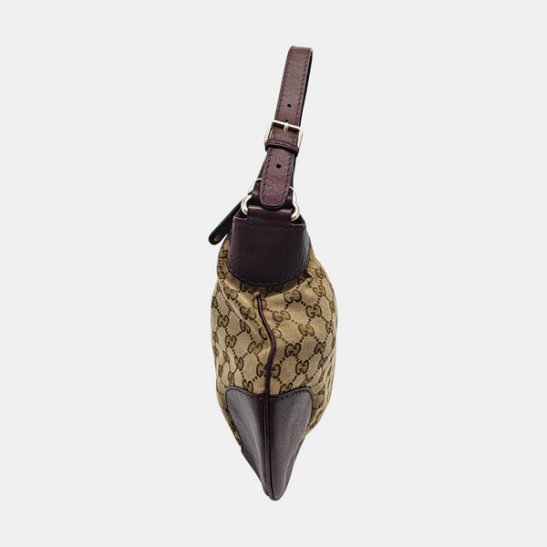 Monogram Canvas Shoulder Bag Beige