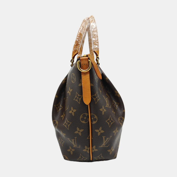 TURENNE PM Monogram Coated Canvas Brown