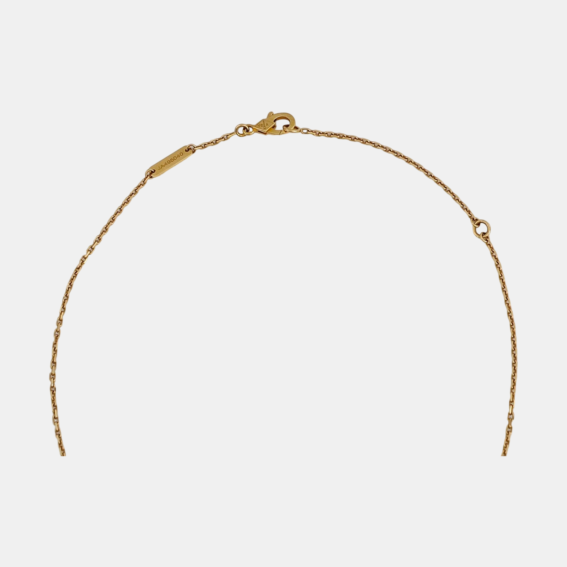 Vintage Alhambra 18k Gold Necklace