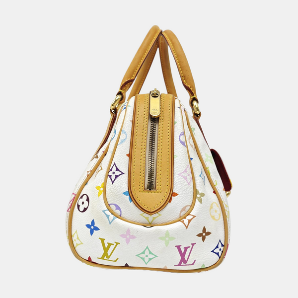 LV × TM PRISCILLA Monogram Coated Canvas White