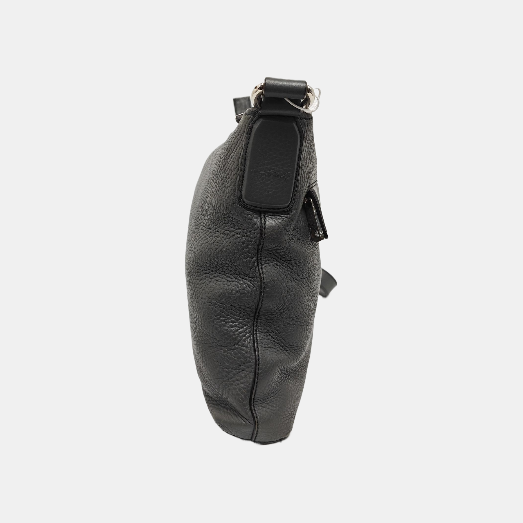 Calfskin Crossbody Bag Gray