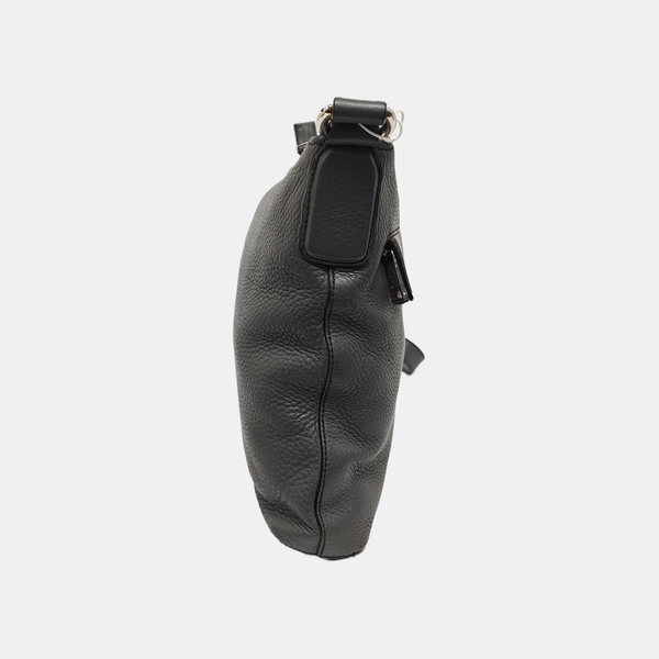 Calfskin Crossbody Bag Gray
