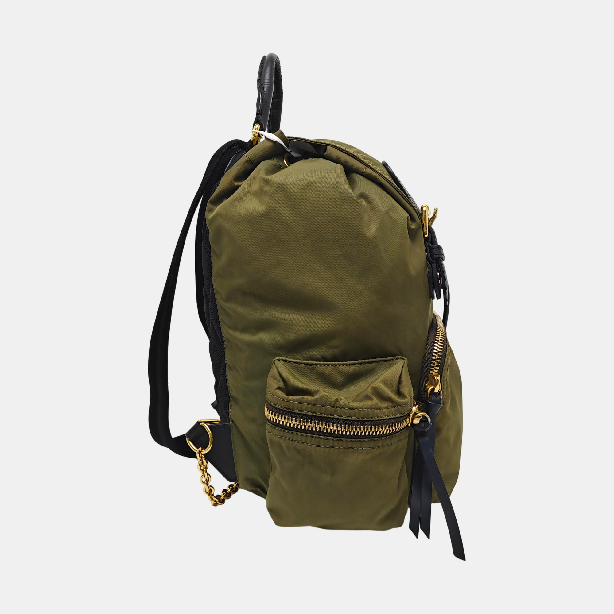 The Rucksack Large Nylon Green