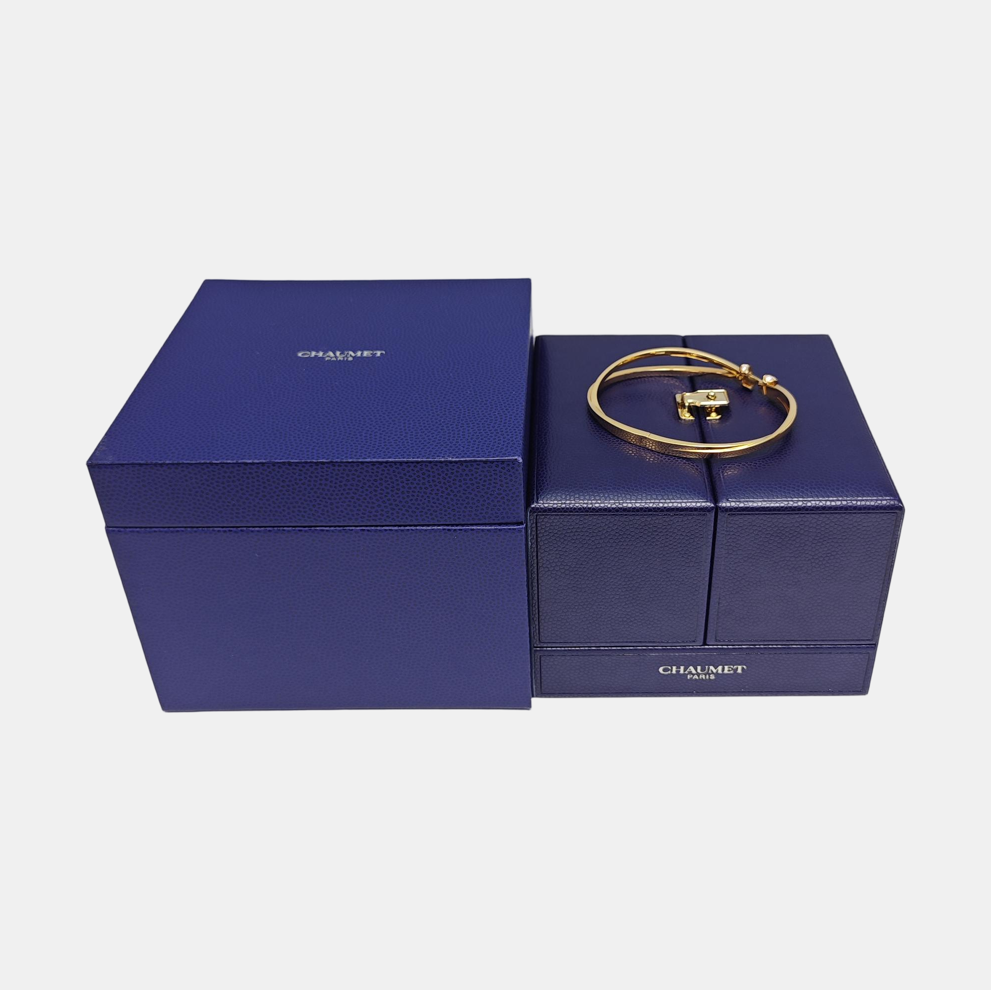 Liens Évidence 18k Rose Gold Bangle