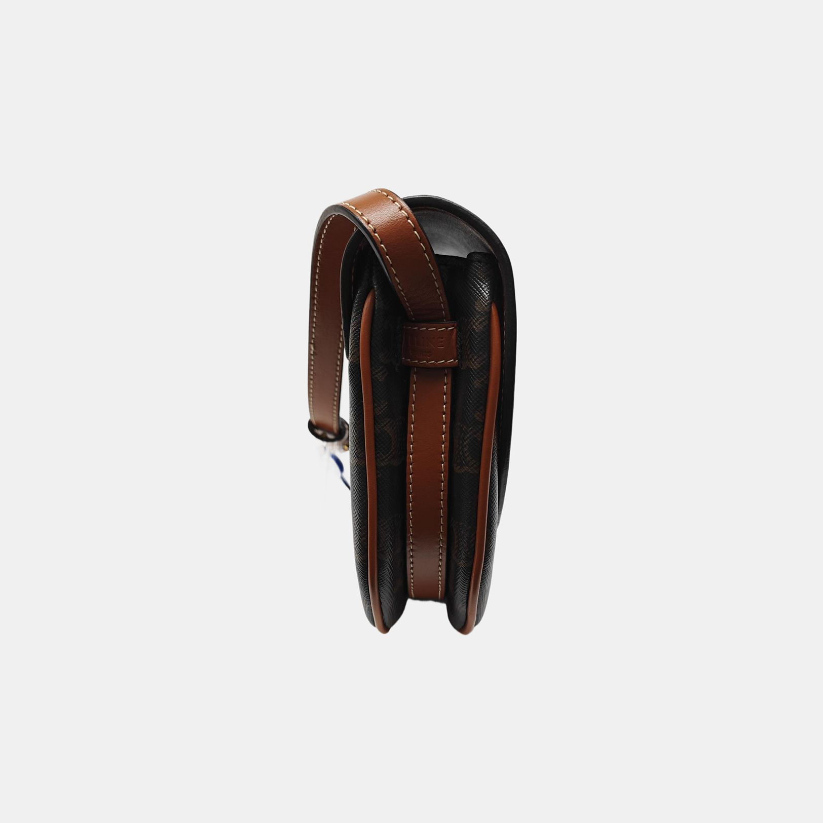 TEEN BESACE TRIOMPHE Small Coated Canvas Brown