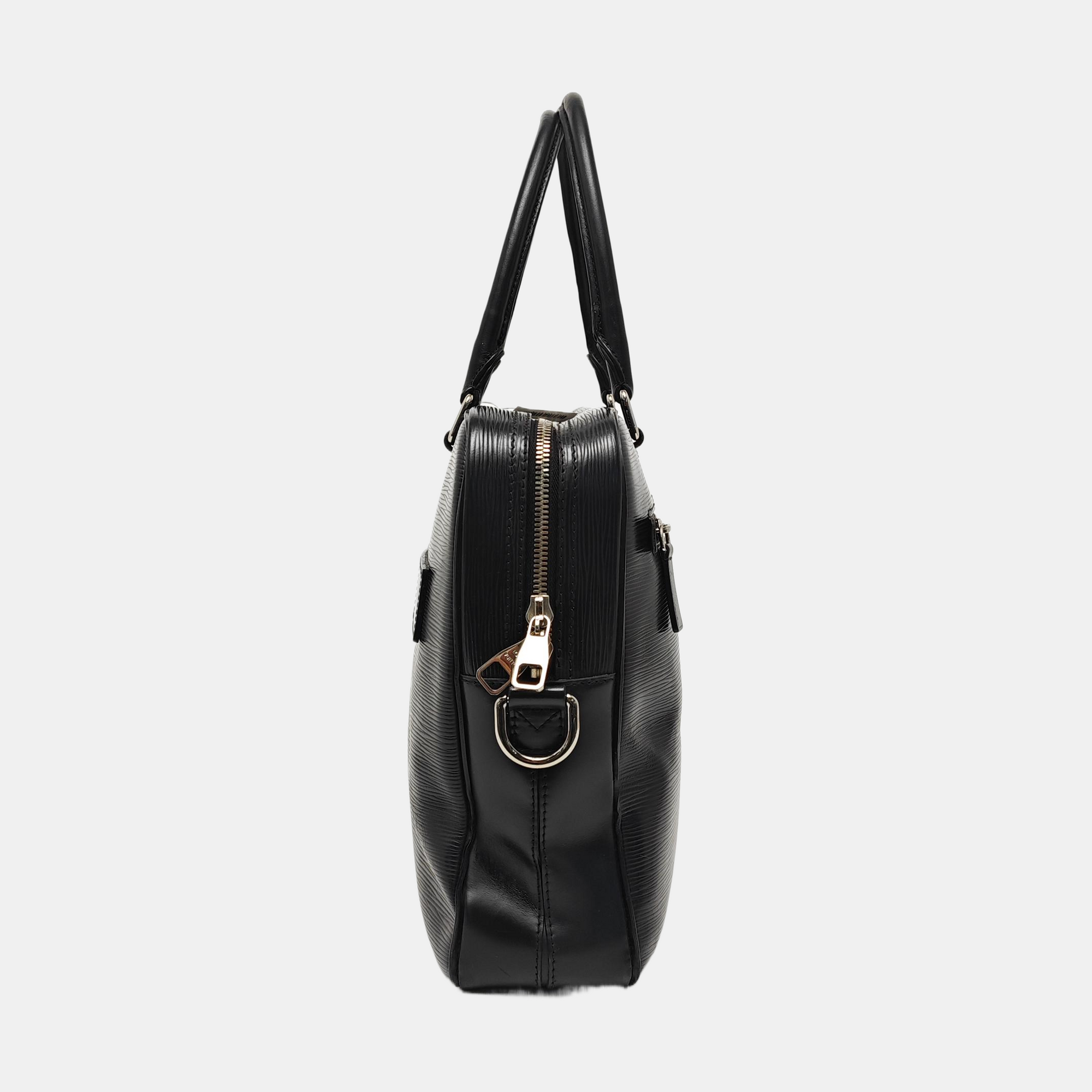 Epi Top Handle Bag Black