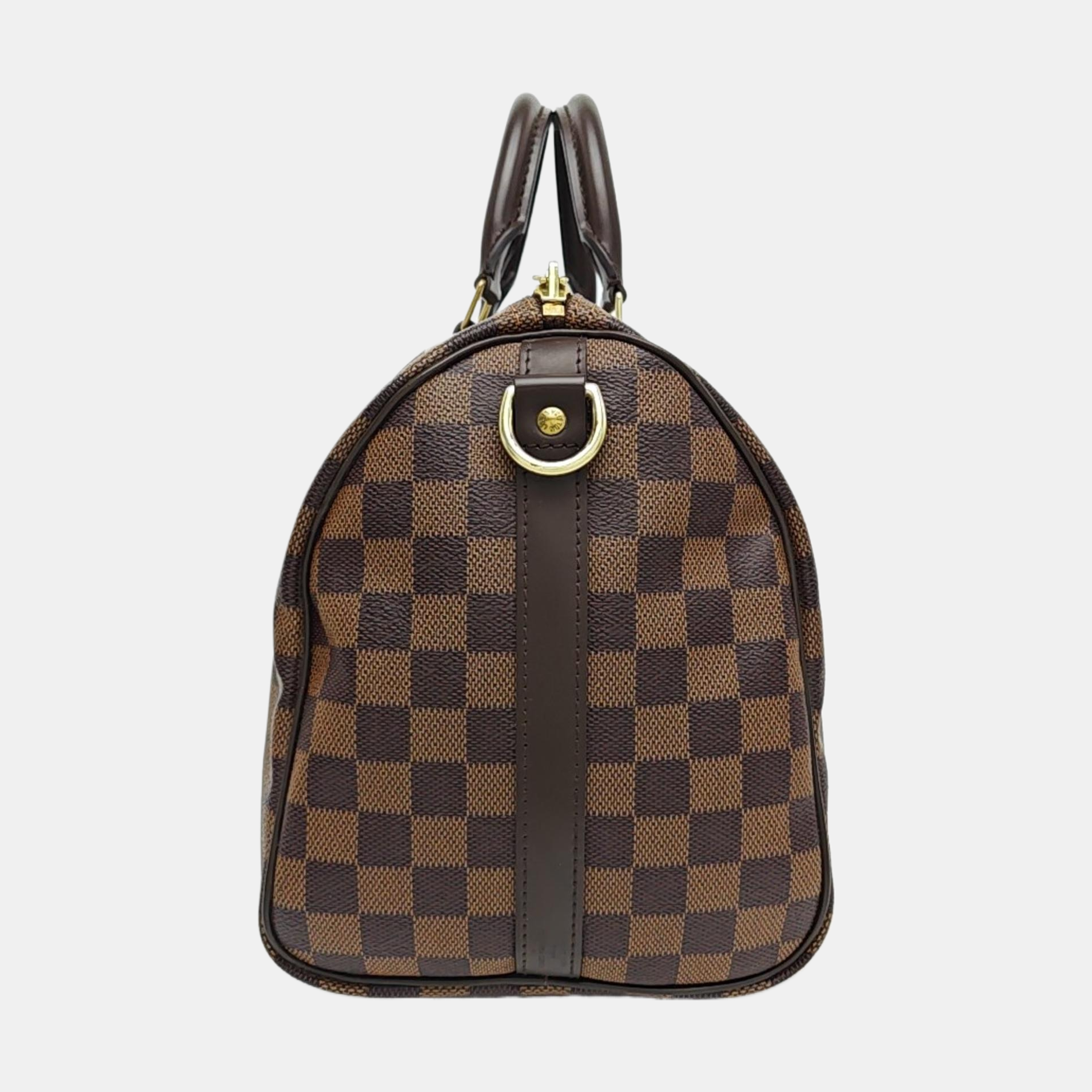SPEEDY 30 Damier Ebene Coated Canvas Brown