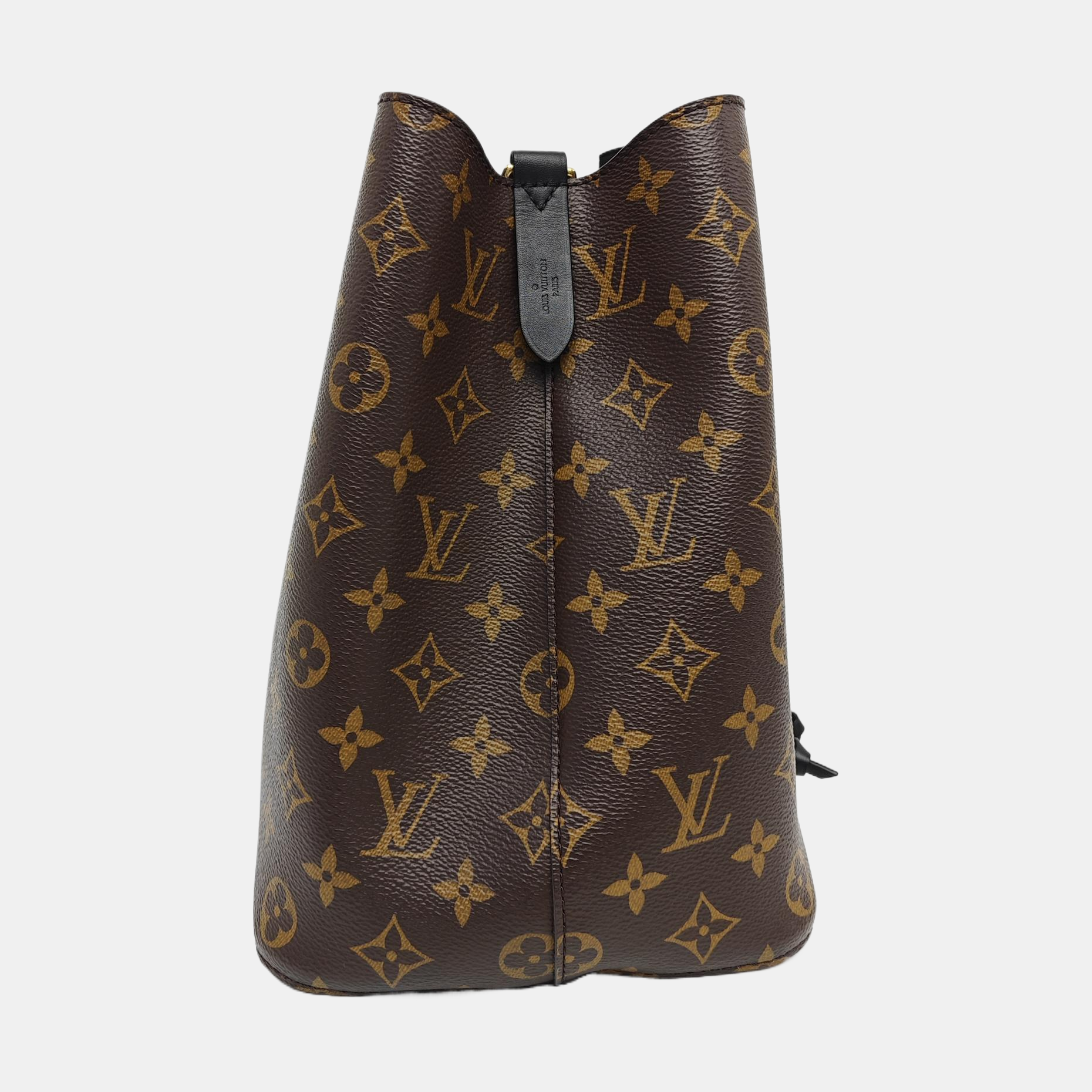 NÉONOÉ MM Monogram Coated Canvas Brown