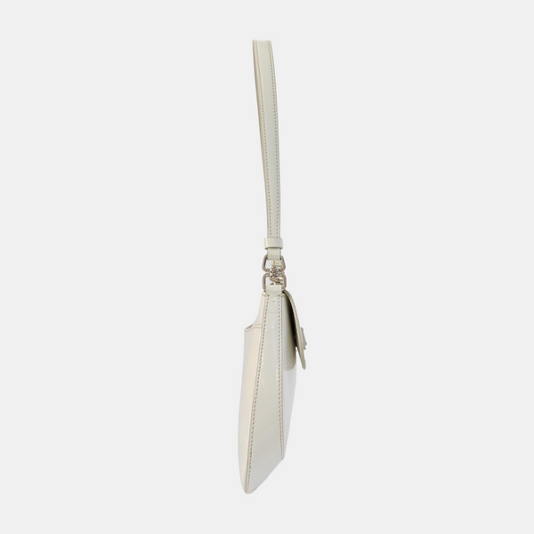 Cleo Saffiano Calfskin White
