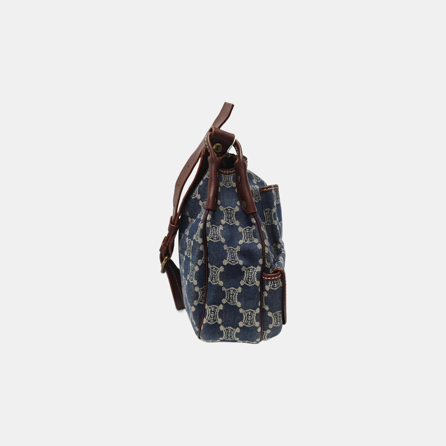 Canvas Shoulder Bag Blue