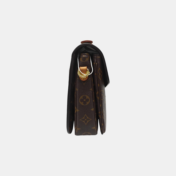 MÉTIS MM Monogram Coated Canvas Brown