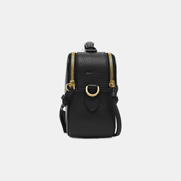 Calfskin Shoulder Bag Black