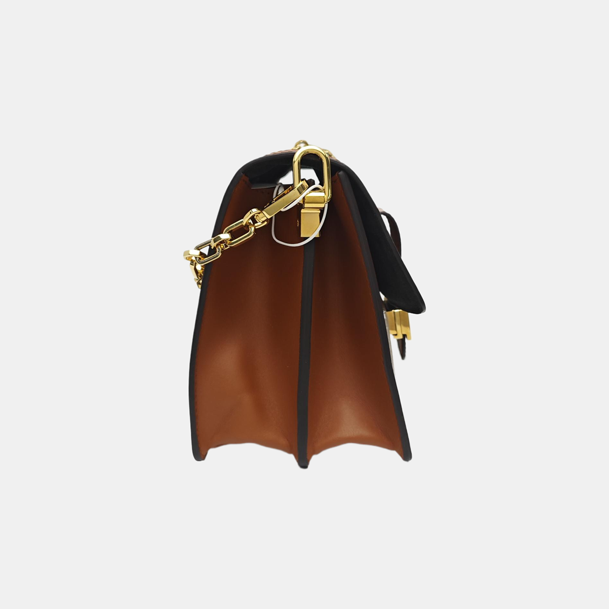 DAUPHINE MM Monogram Coated Canvas Brown