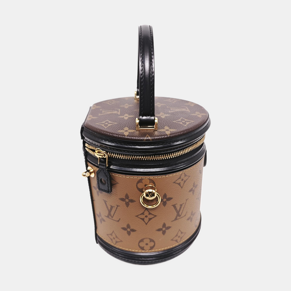 CANNES PM Monogram Coated Canvas Brown