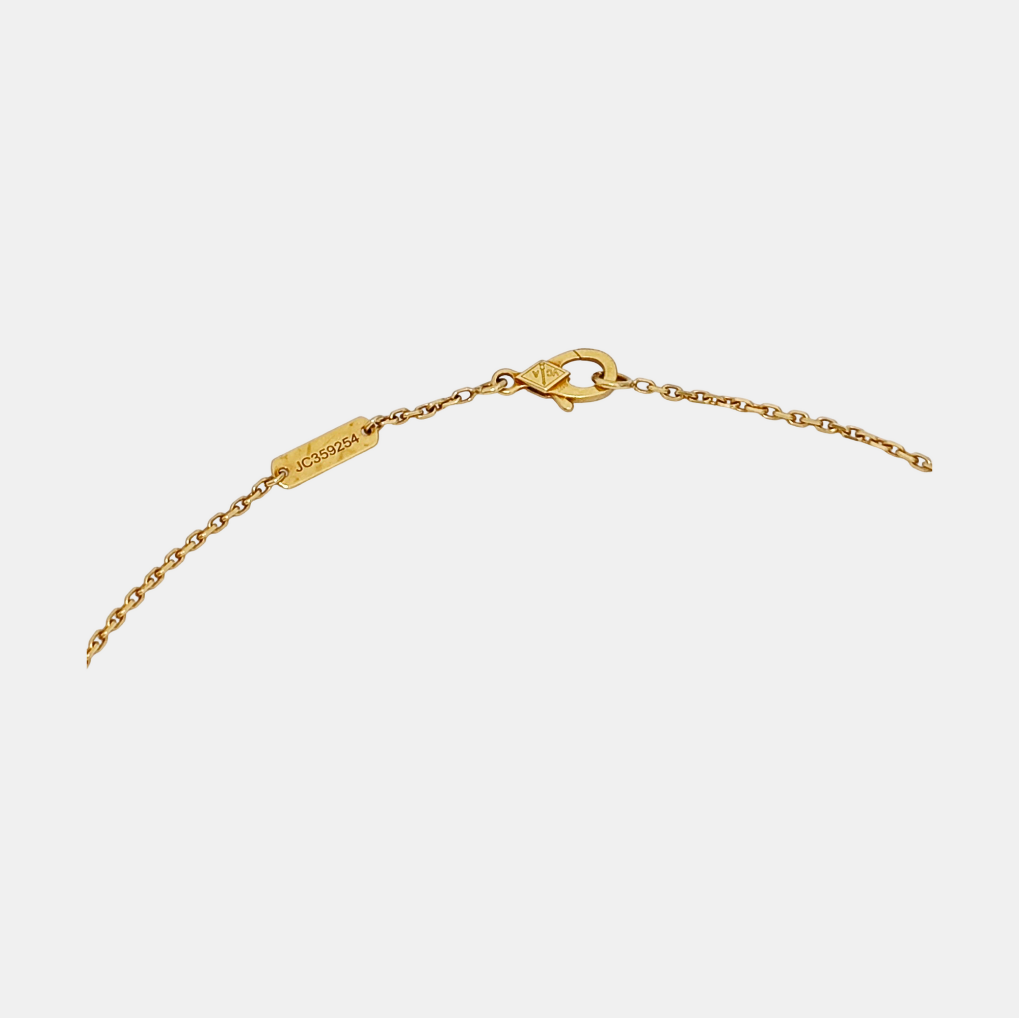Vintage Alhambra 18k Gold Necklace