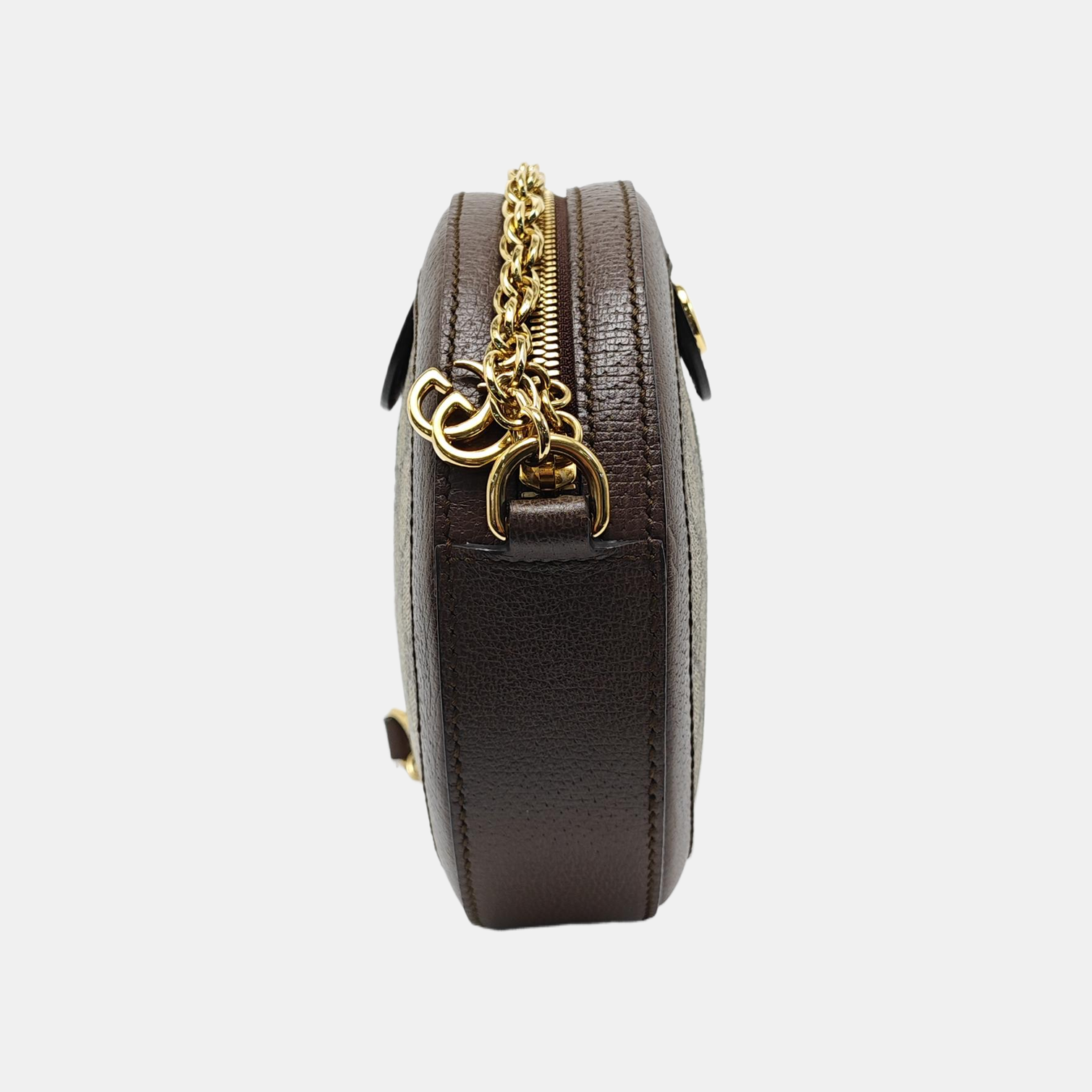 Ophidia Mini Monogram Coated Canvas Beige