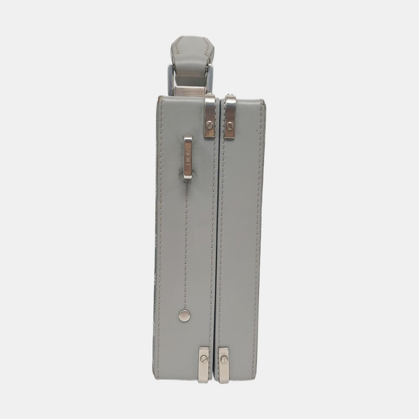 Lock Oblique Coated Canvas Gray
