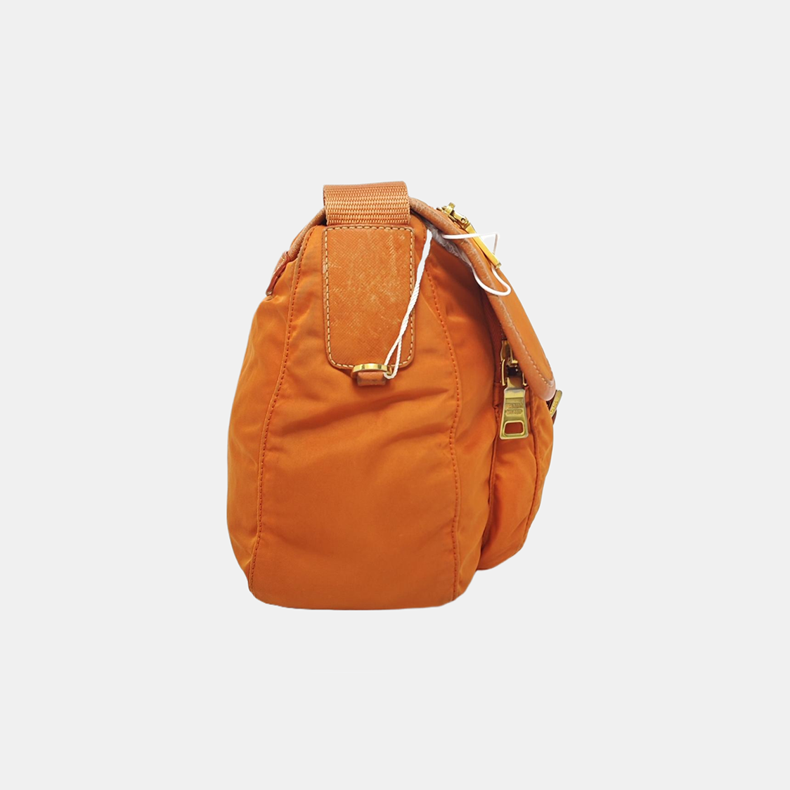Fabric Shoulder Bag Orange