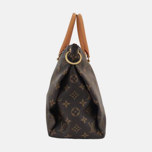 PALLAS Monogram Coated Canvas Brown
