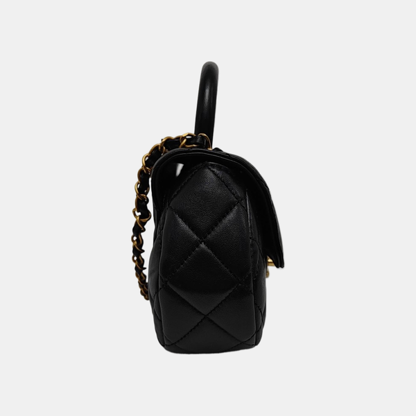 Quilted Lambskin Medium Black