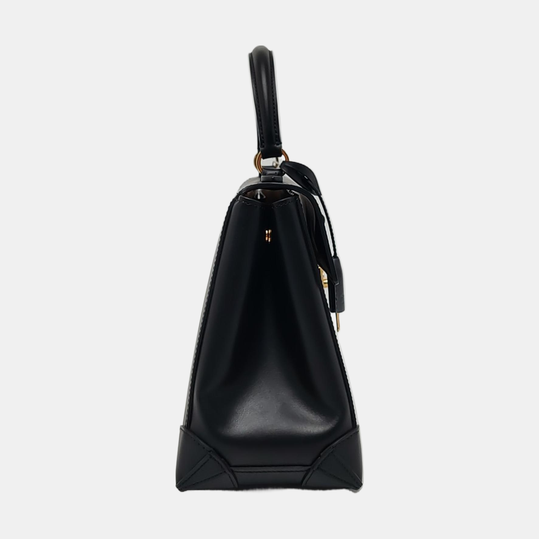 Calfskin Shoulder Bag Black