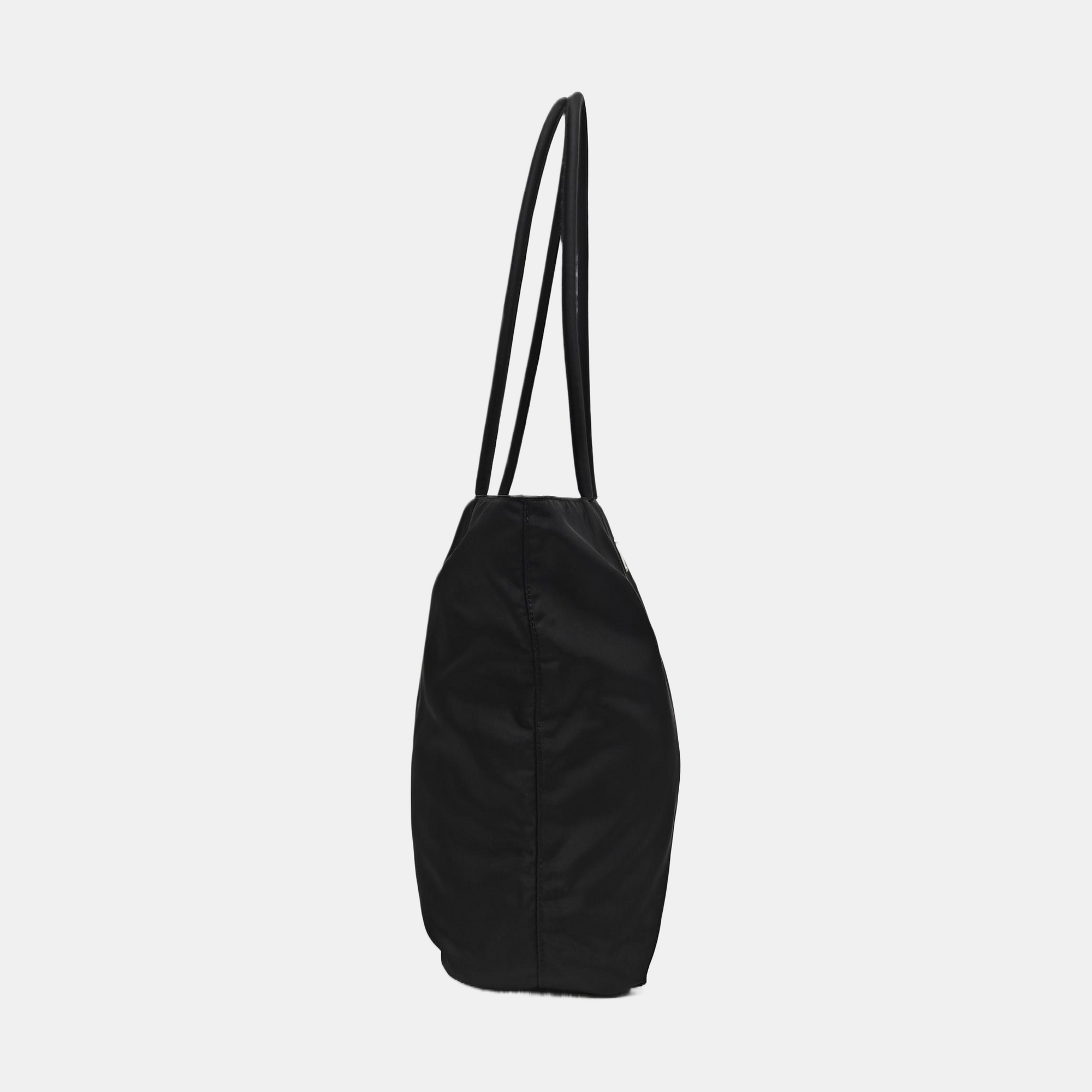 Nylon Tote Bag Black