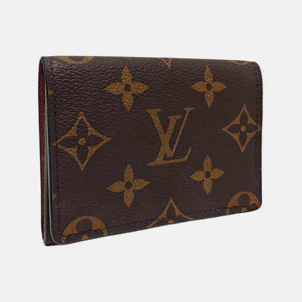 ENVELOPPE Monogram Coated Canvas Brown Wallet