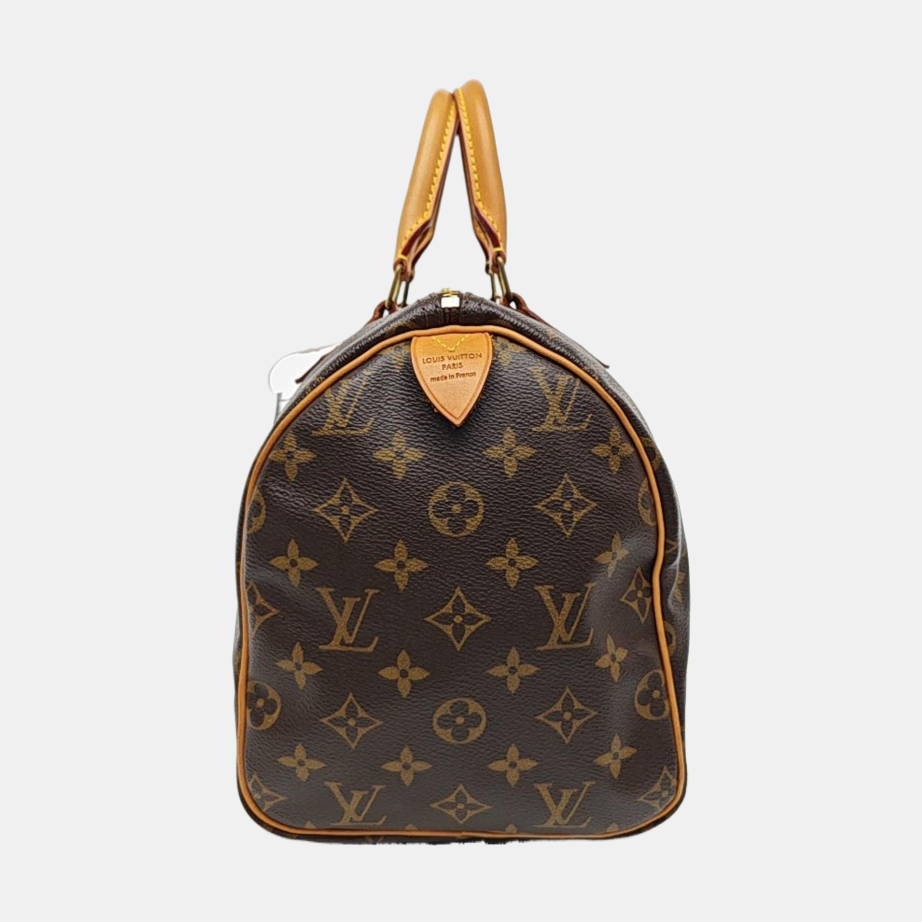 SPEEDY 30 Monogram Coated Canvas Brown