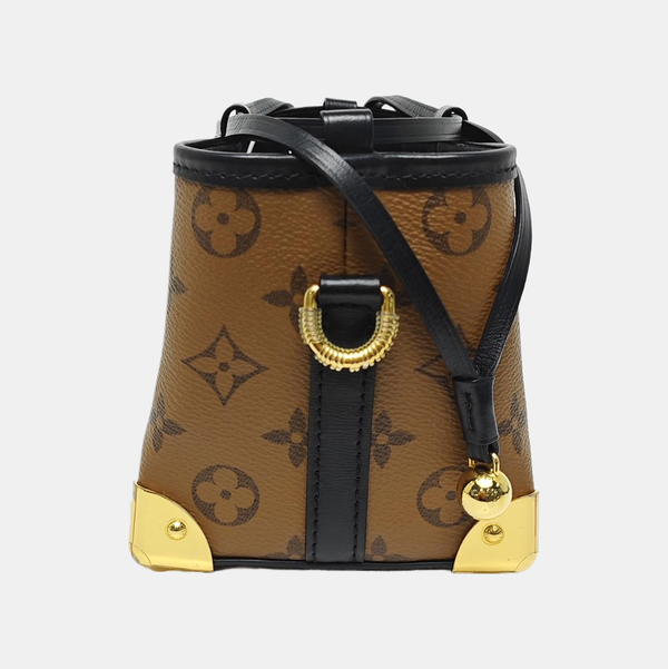 NOÉ PURSE LV CHARMS Monogram Coated Canvas Brown