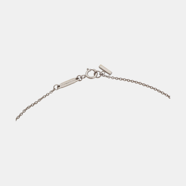 Tiffany T 18k White Gold Silver Necklace