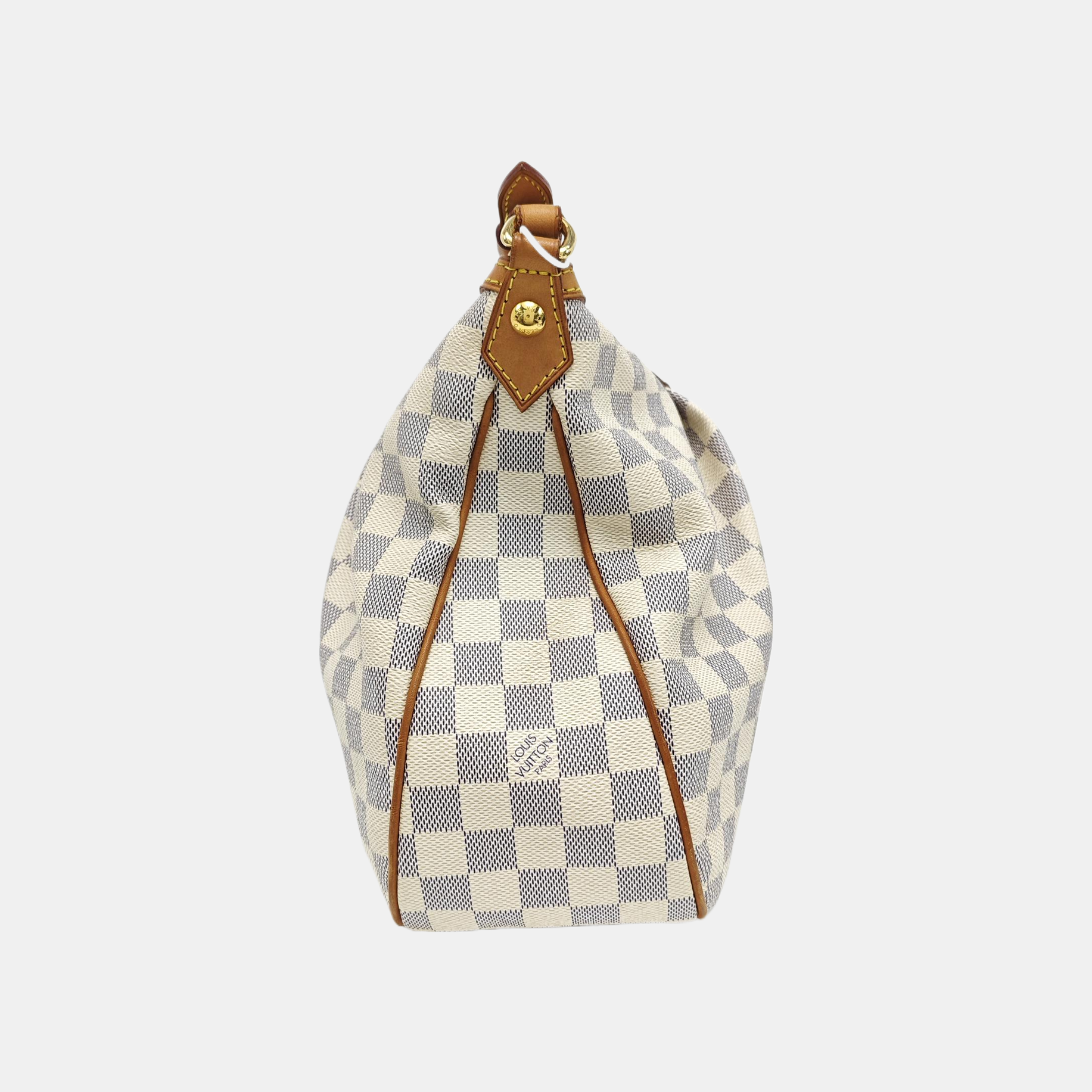 SIRACUSA MM Damier Azur Coated Canvas White