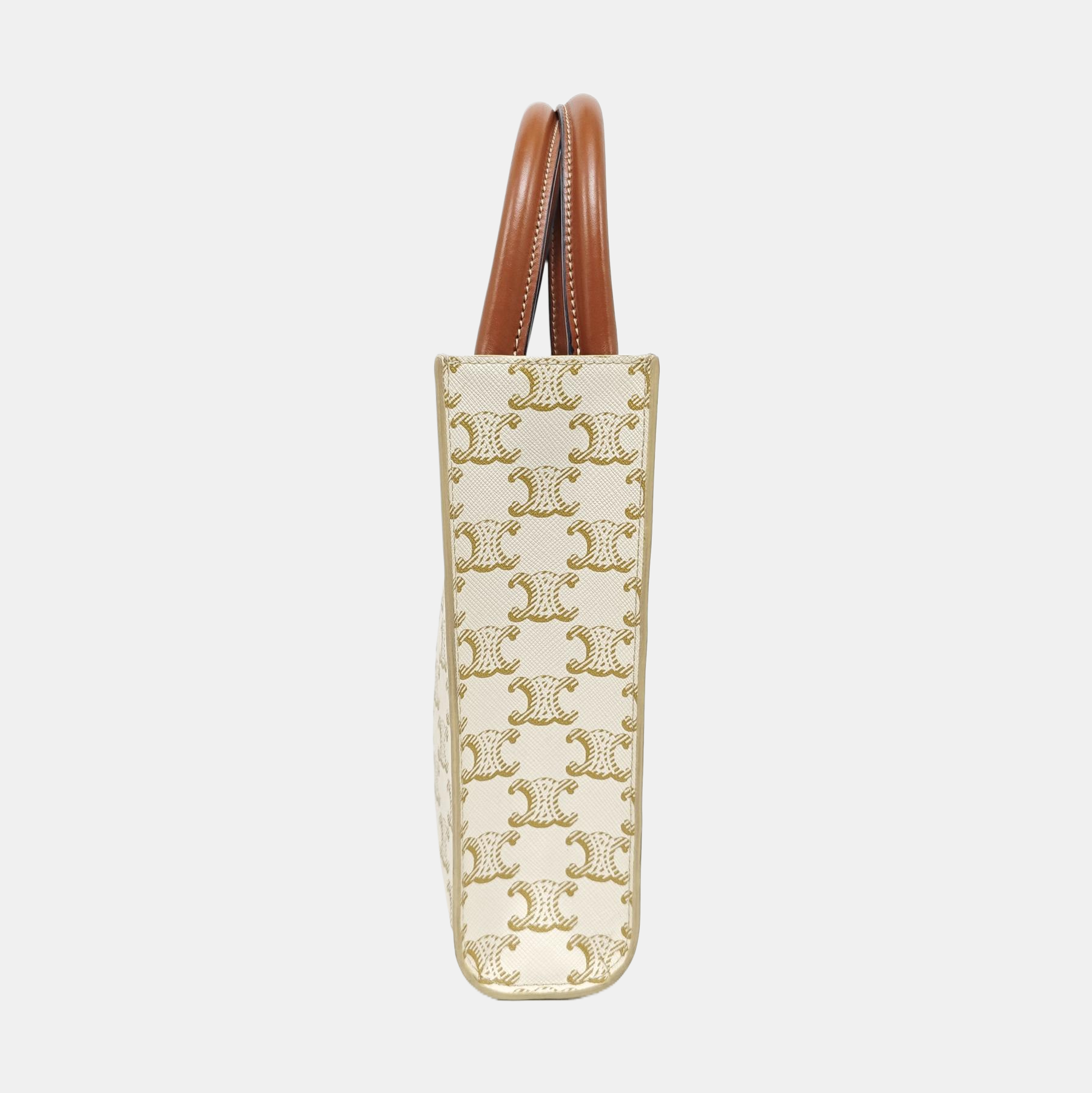 CABAS CELINE Mini Coated Canvas White