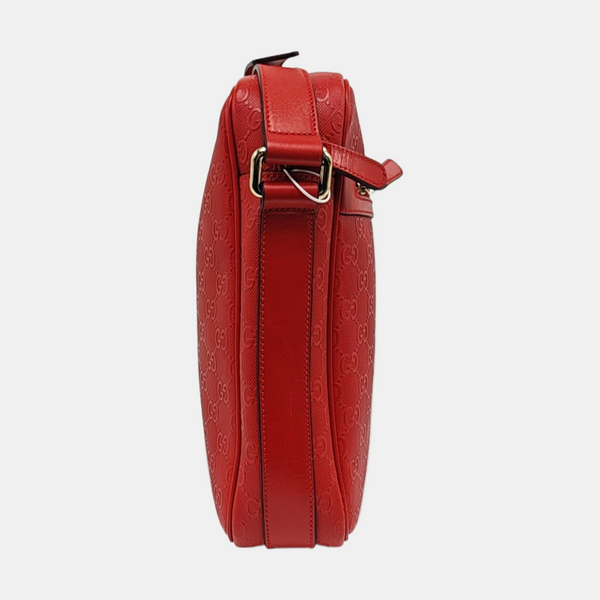 Calfskin Shoulder Bag Red