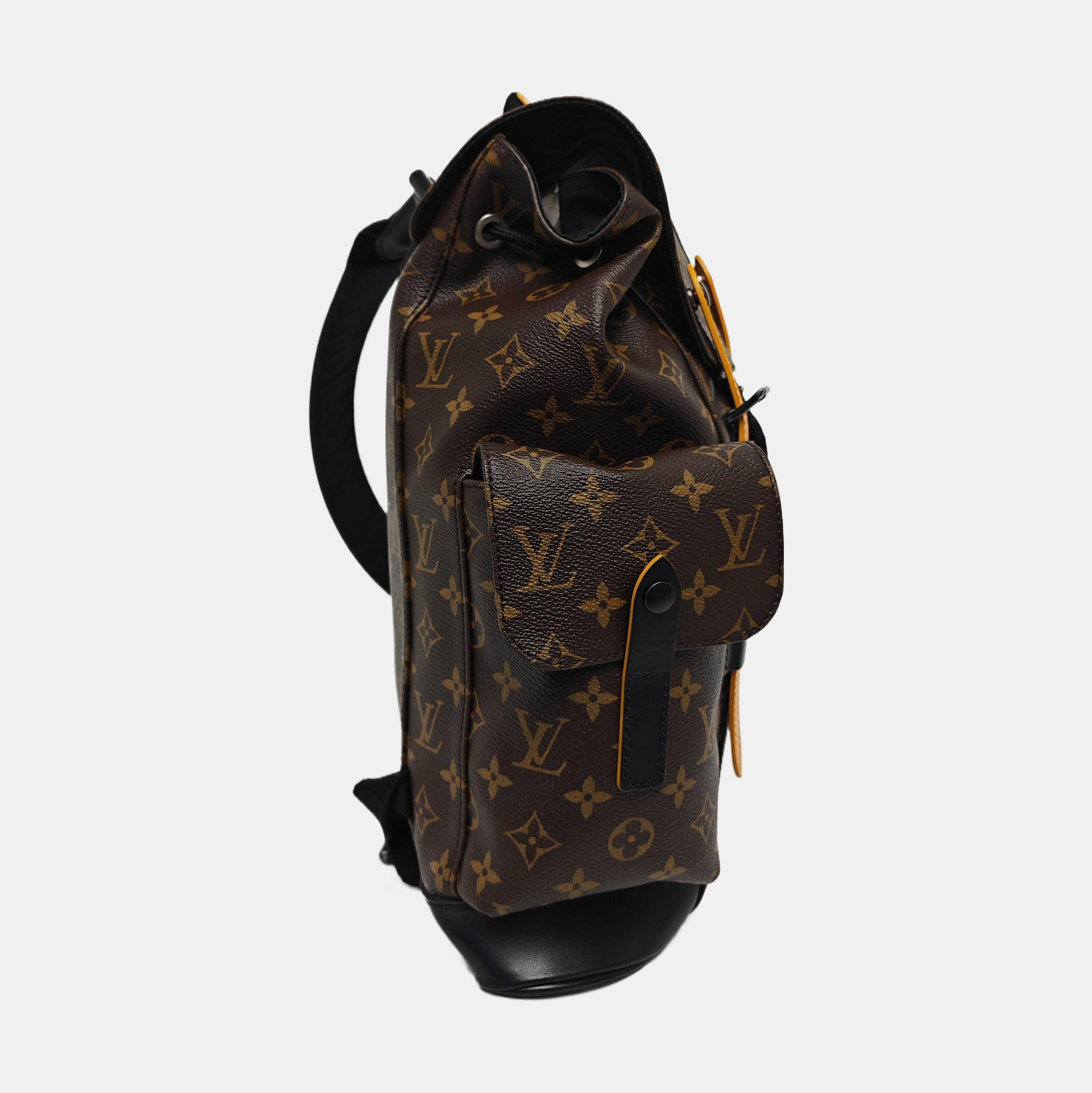 CHRISTOPHER PM Monogram Coated Canvas Brown