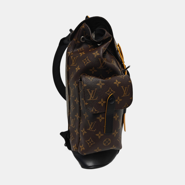 CHRISTOPHER PM Monogram Coated Canvas Brown
