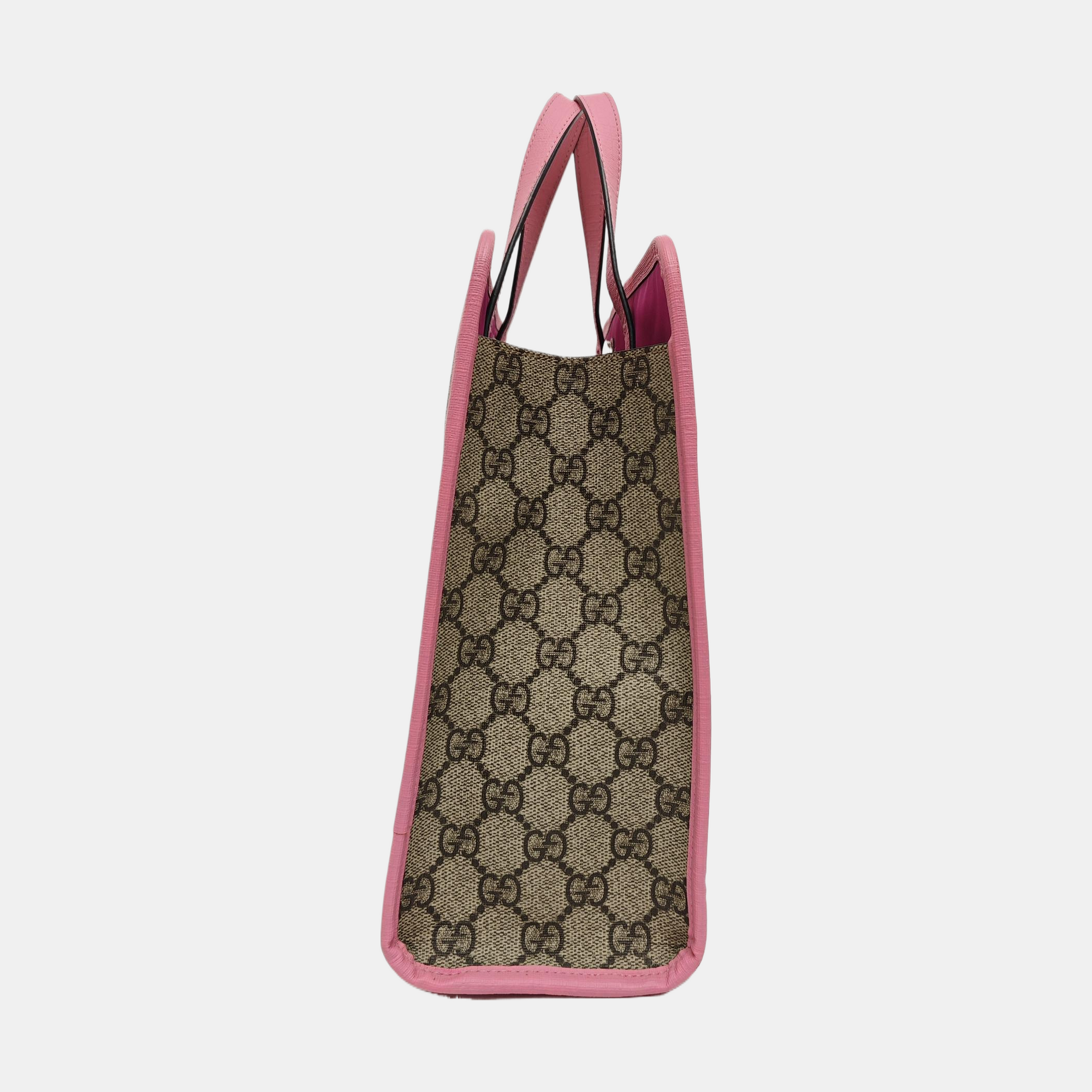 Children’s GG Bucket Monogram Coated Canvas Beige