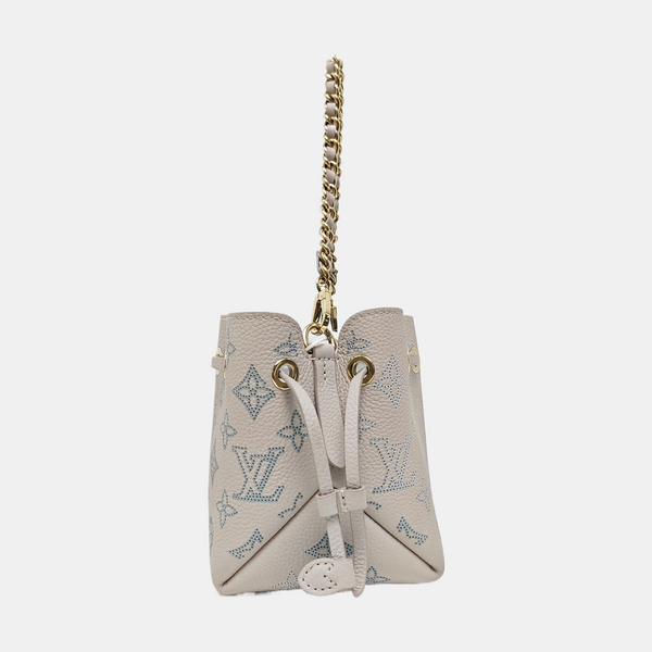 BELLA Monogram Calfskin Gray