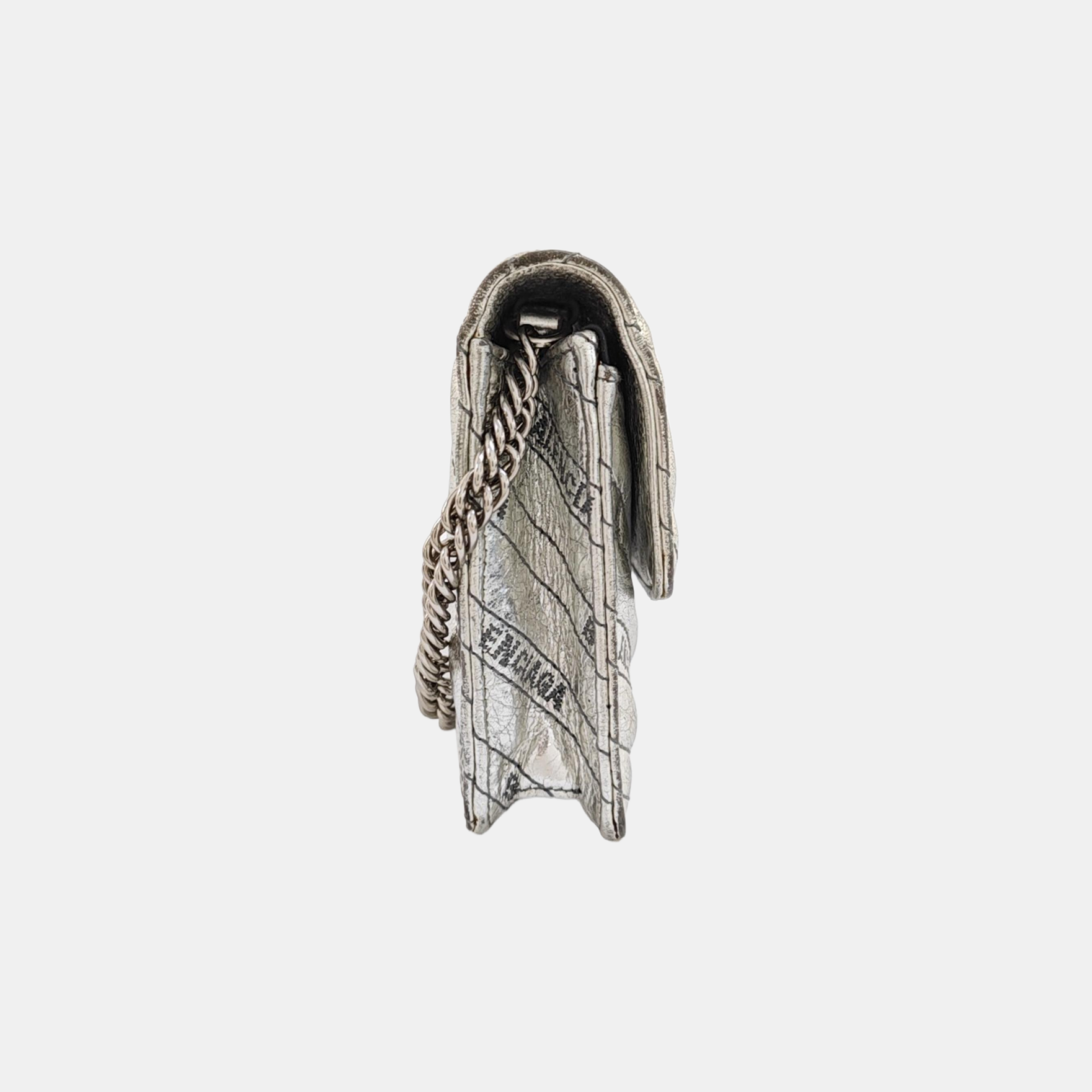 BB Quilted Calfskin Silver
