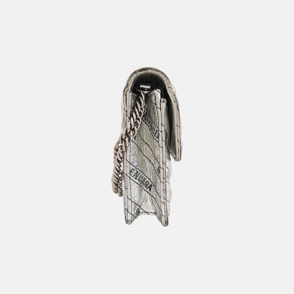 BB Quilted Calfskin Silver