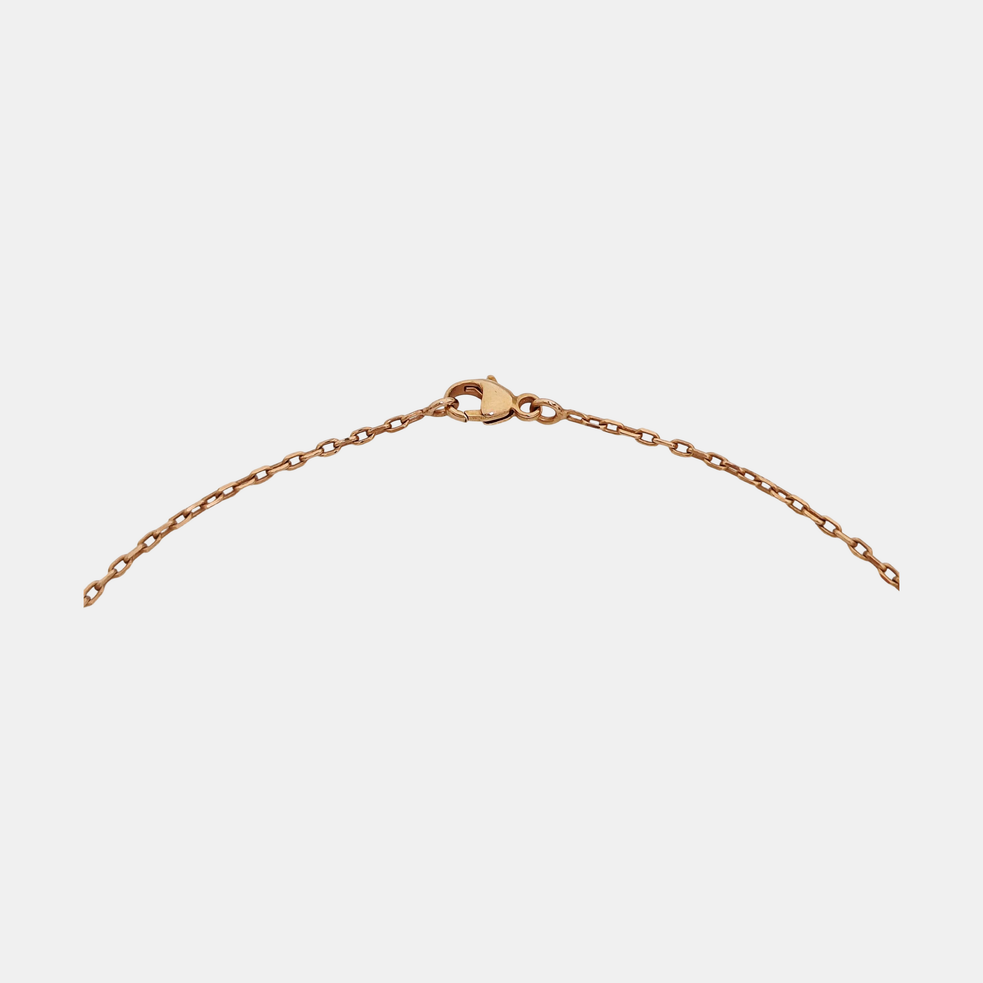 Pop H Metal Rose Gold Necklace