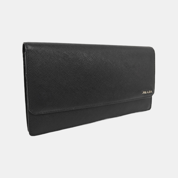 Saffiano Calfskin Wallet Black