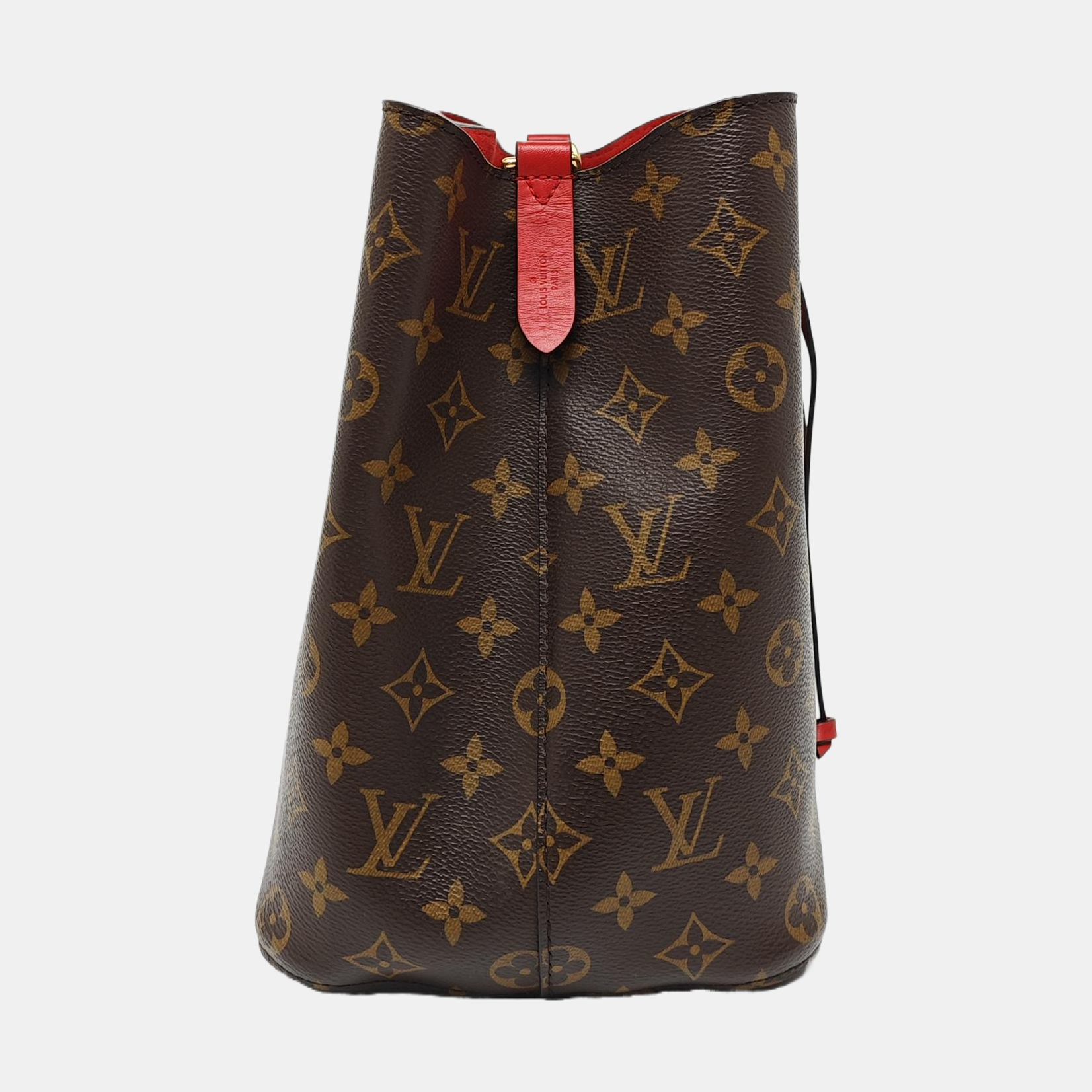 Authenticated pre-owned  NÉONOÉ MM Monogram Coated Canvas Brown - Bucket Bag at Looply