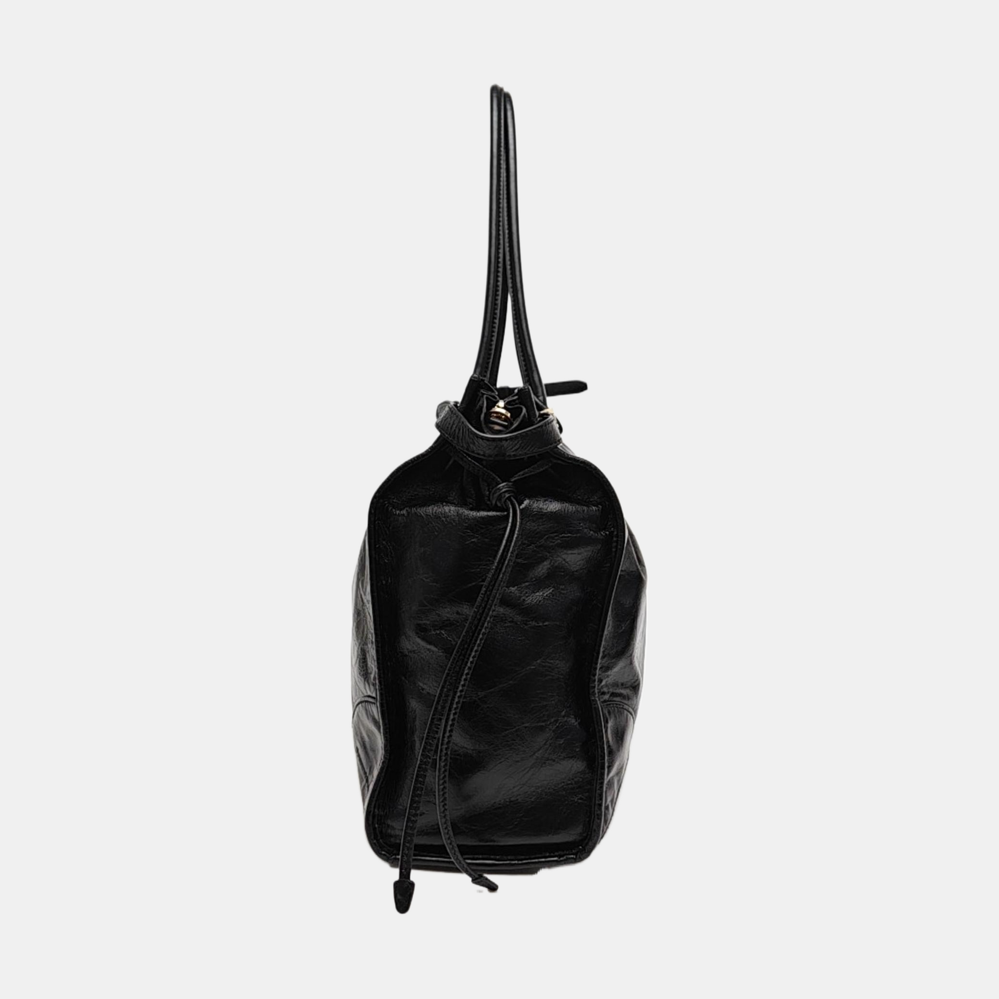 Bonnie Extra Large Calfskin Black