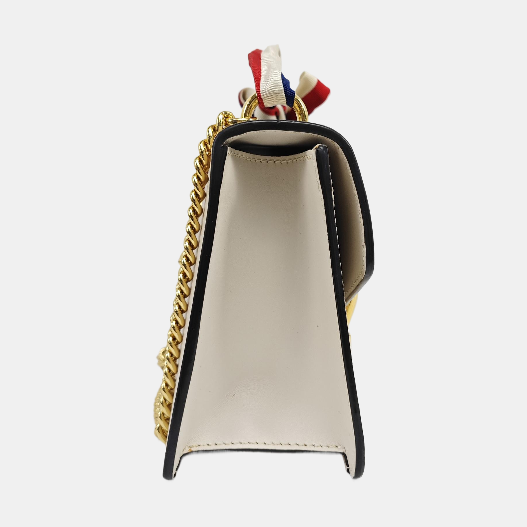 Sylvie Mini Calfskin White