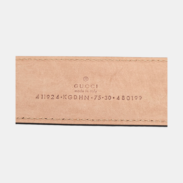 Coated Canvas Belt White