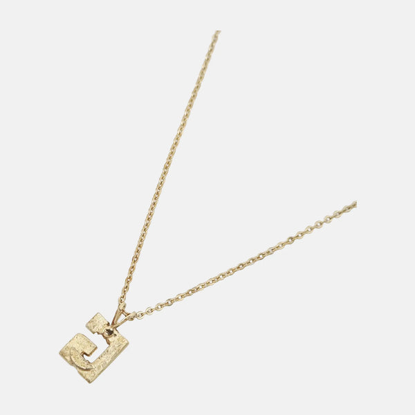 G Chain Metal Gold Necklace